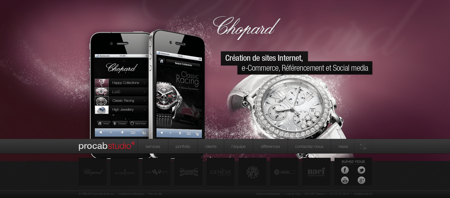 2012-le site Procab en 2012