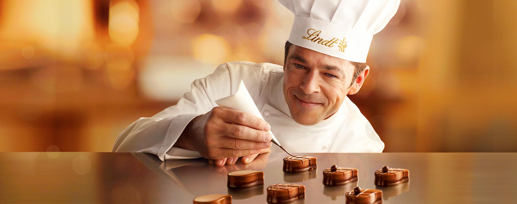 Realization of the Lindt chocolate website