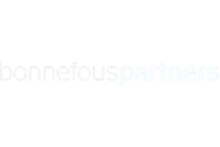 Logo Bonnefous Partners sur fond noir